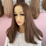 Lace Front 18 Inches Unprocessed Virgin Hair Silk Base Jewish Wigs